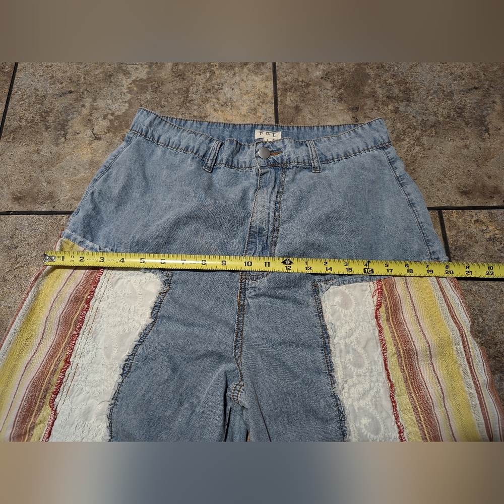 POL Wide Leg Patchwork Pants - image 11